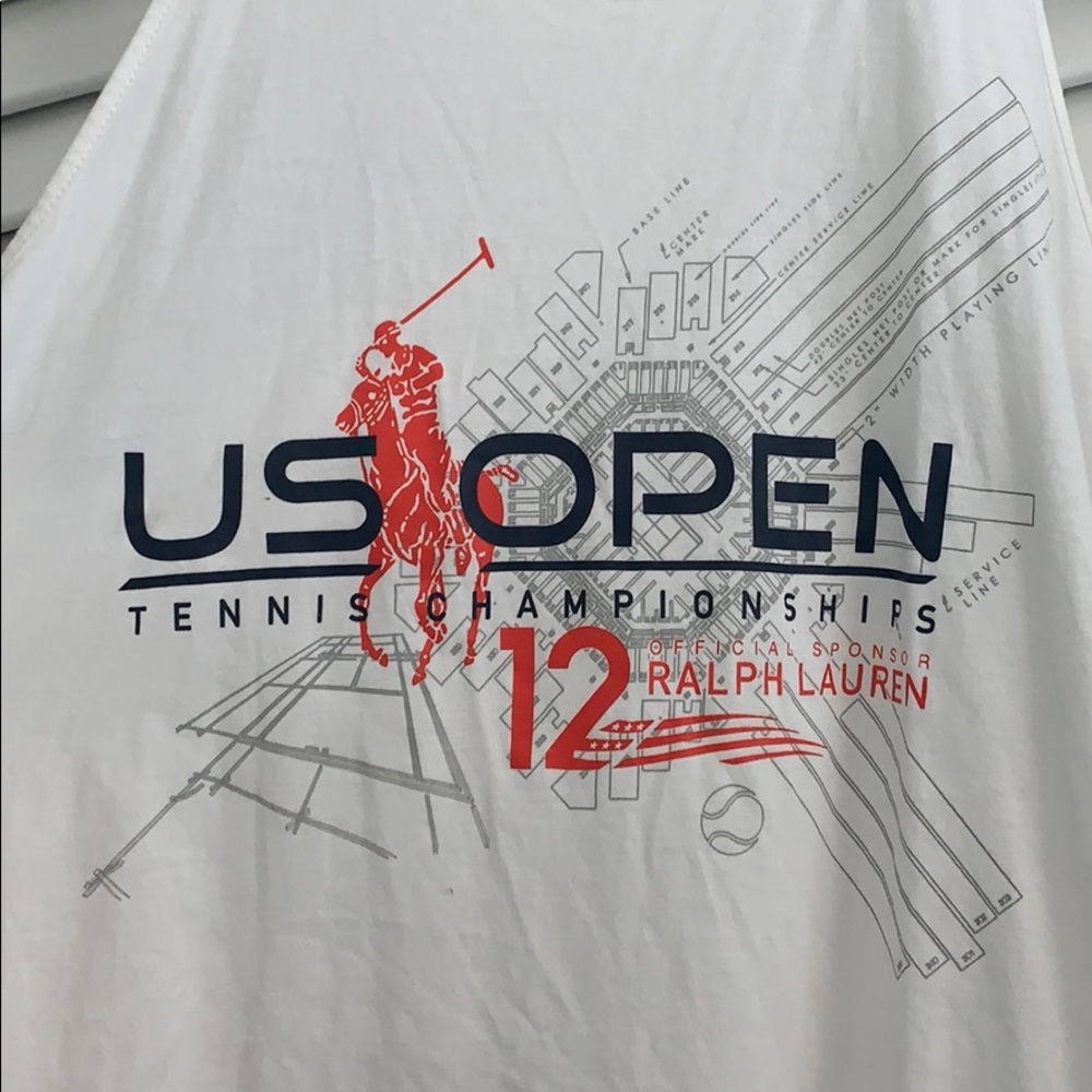 Ralph Lauren tank top us open tennis shirt